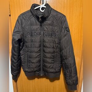 Redskins Men's Dark Brown Puffer Jacket